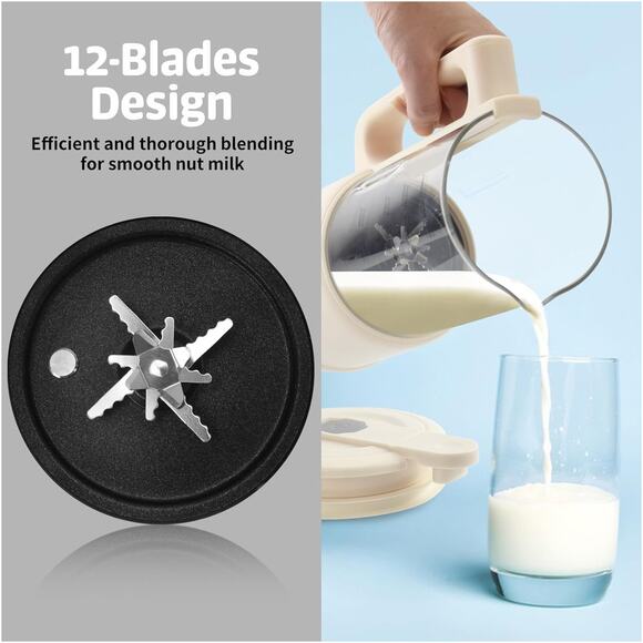 8 in 1 Nut Milk Maker Machine 40oz(1200ml) - Picture 12 of 14